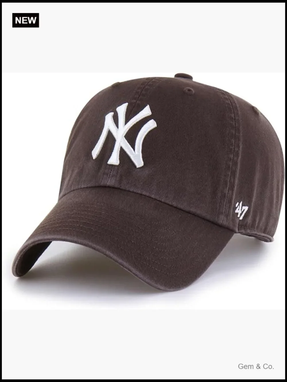 Unstructured Cotton Twill Baseball Cap with Adjustable Buckle